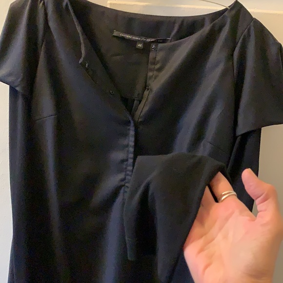 Italian Designer Black 90s Dress - Picture 4 of 7